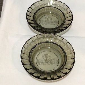 Set of Two Maxim Hotel/Casino Ashtrays